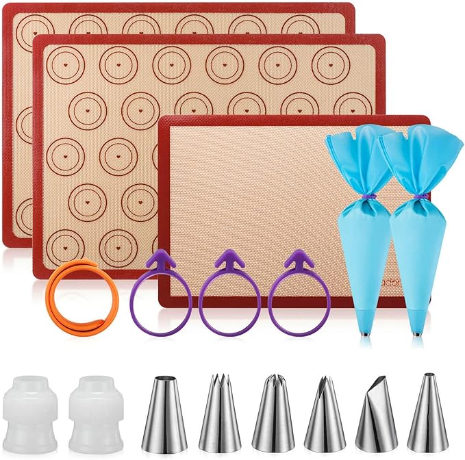 Macaron silicone baking mats - Macaroon Baking